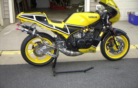 Yamaha RZ350 is widely